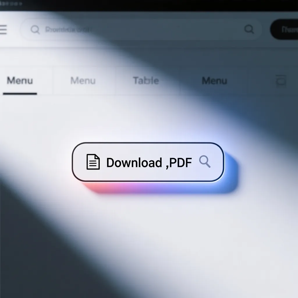 Button. Hard outline, soft aura