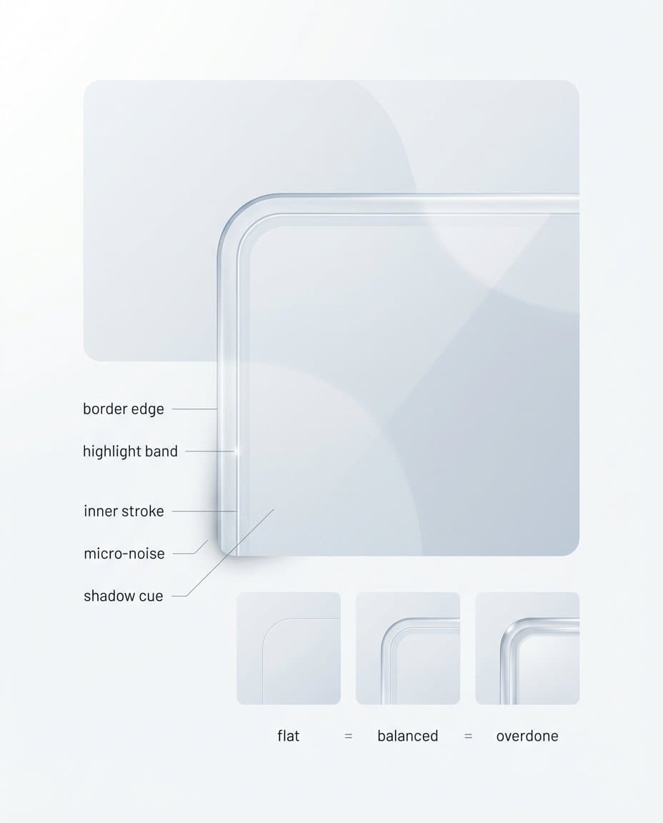 Liquid glass – is a layered surface that keeps the background perceptible, keeps content stable, and behaves predictably across tiers, states, and stress tests.