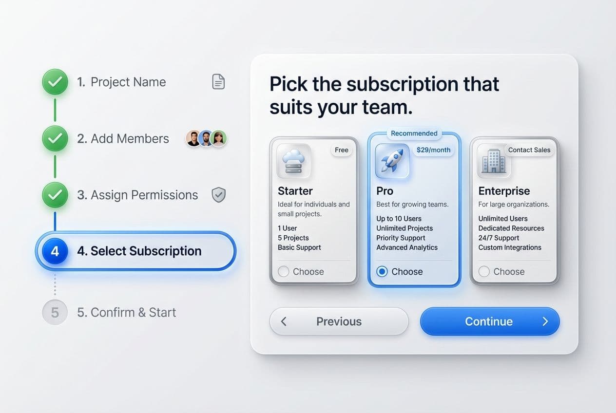 Let’s recap the key elements to verify in your final Steps UI implementation