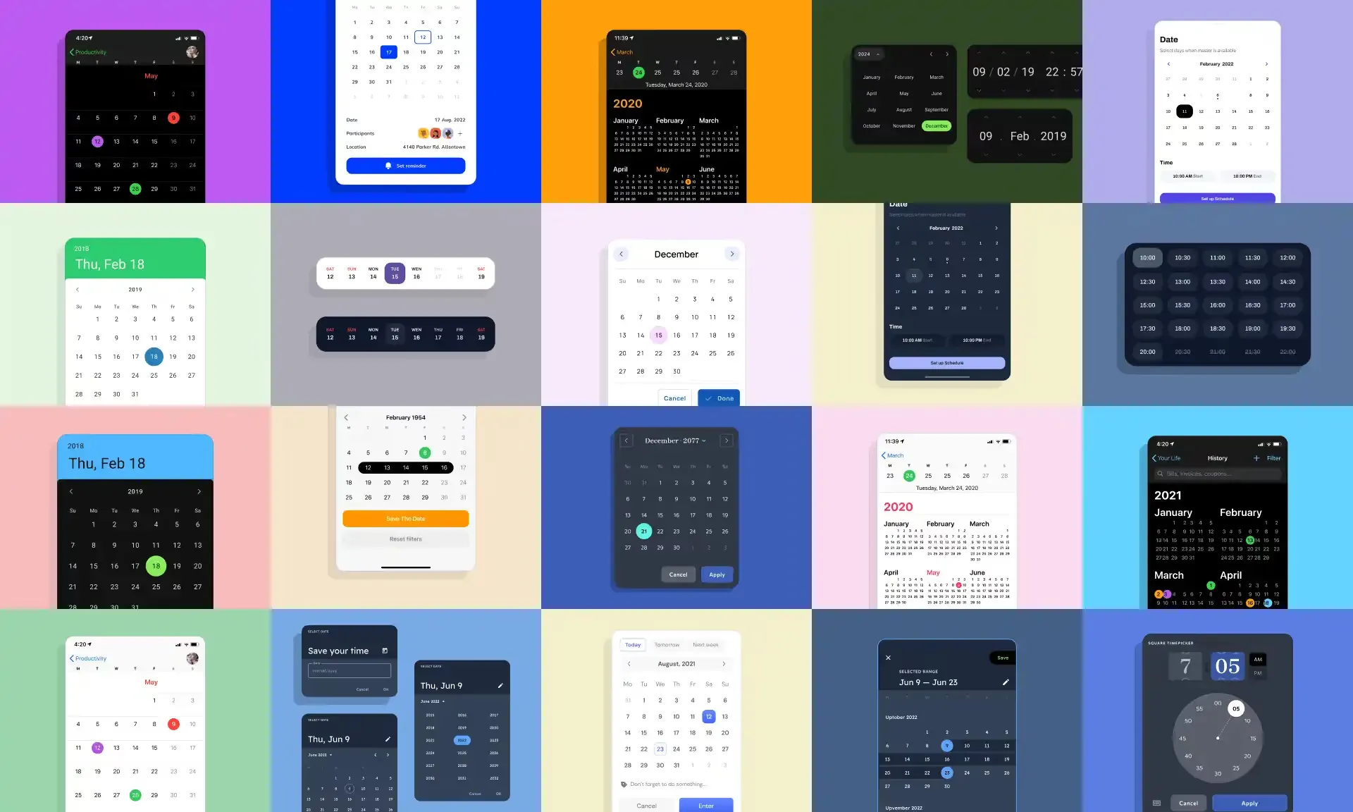 Calendar and date picker UX often get confused