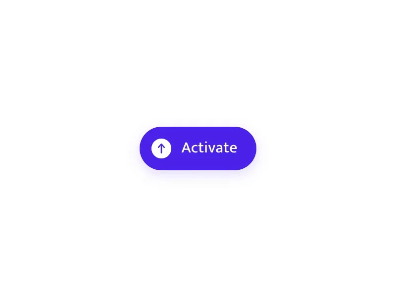 Button loading state animation by Aaron Iker