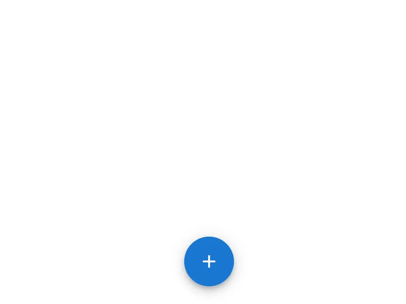 Speed dial button revealing collapsed actions on tap