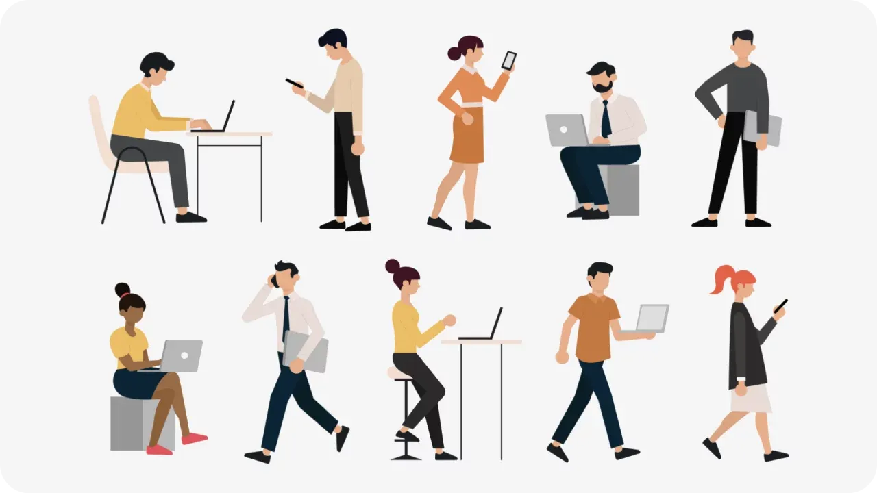 Vector Character Illustrations design work featured in the article