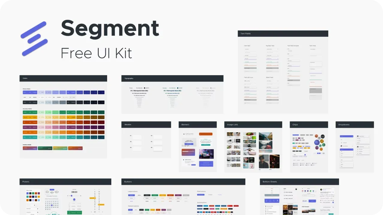 Design example illustrating segment ui kit
