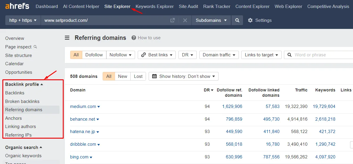 Competitor Backlink Analysis design work featured in the article