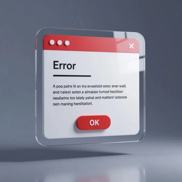 Design error dialogs: recovery, not blame shown in example