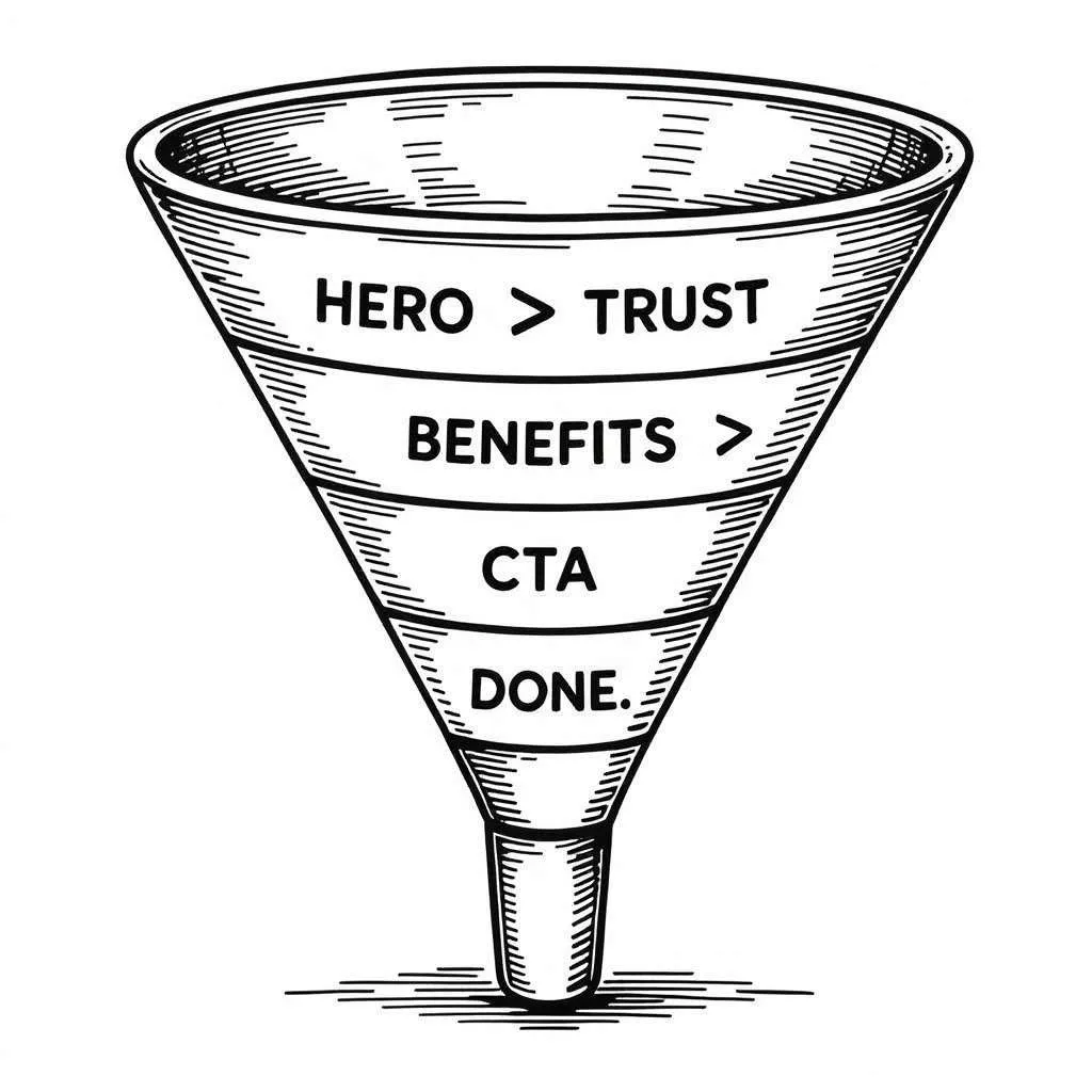 Design example illustrating call to action - make it easy to act