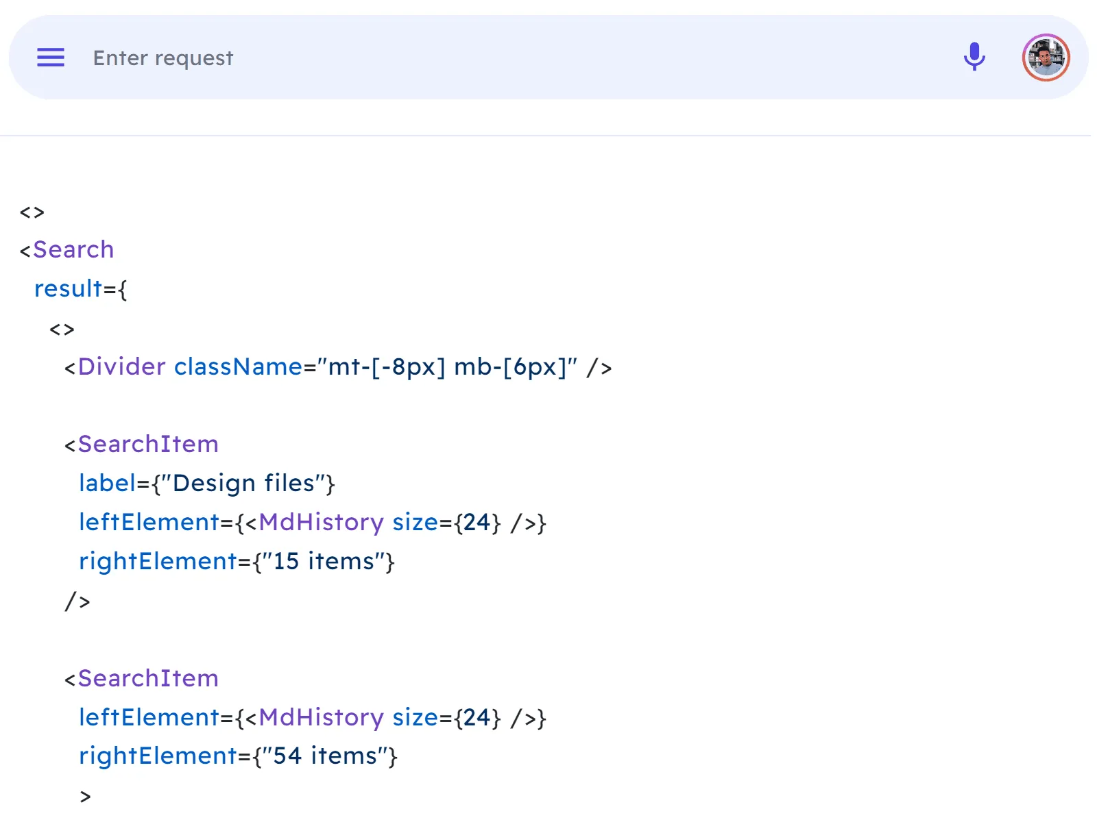 Design example illustrating seo friendly