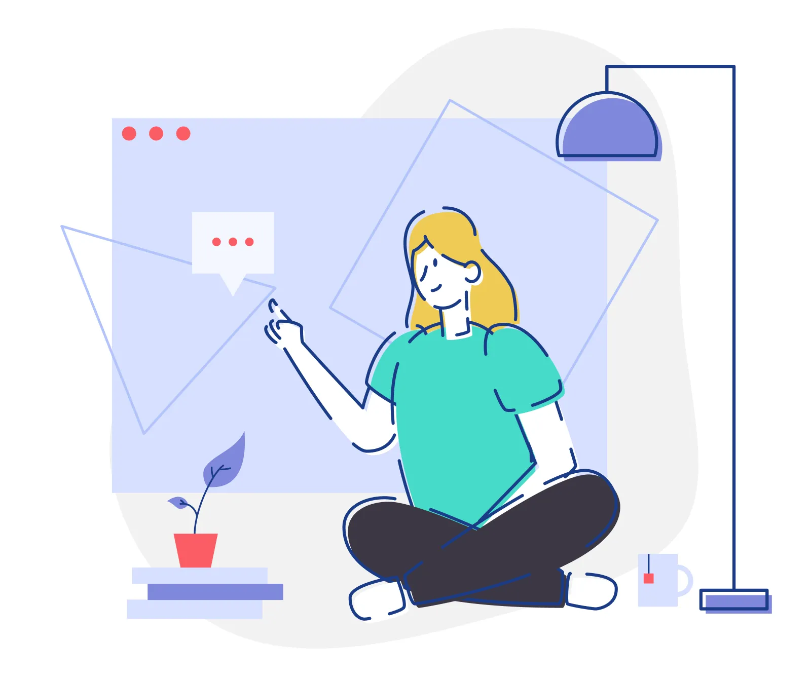 Design example illustrating release online courses