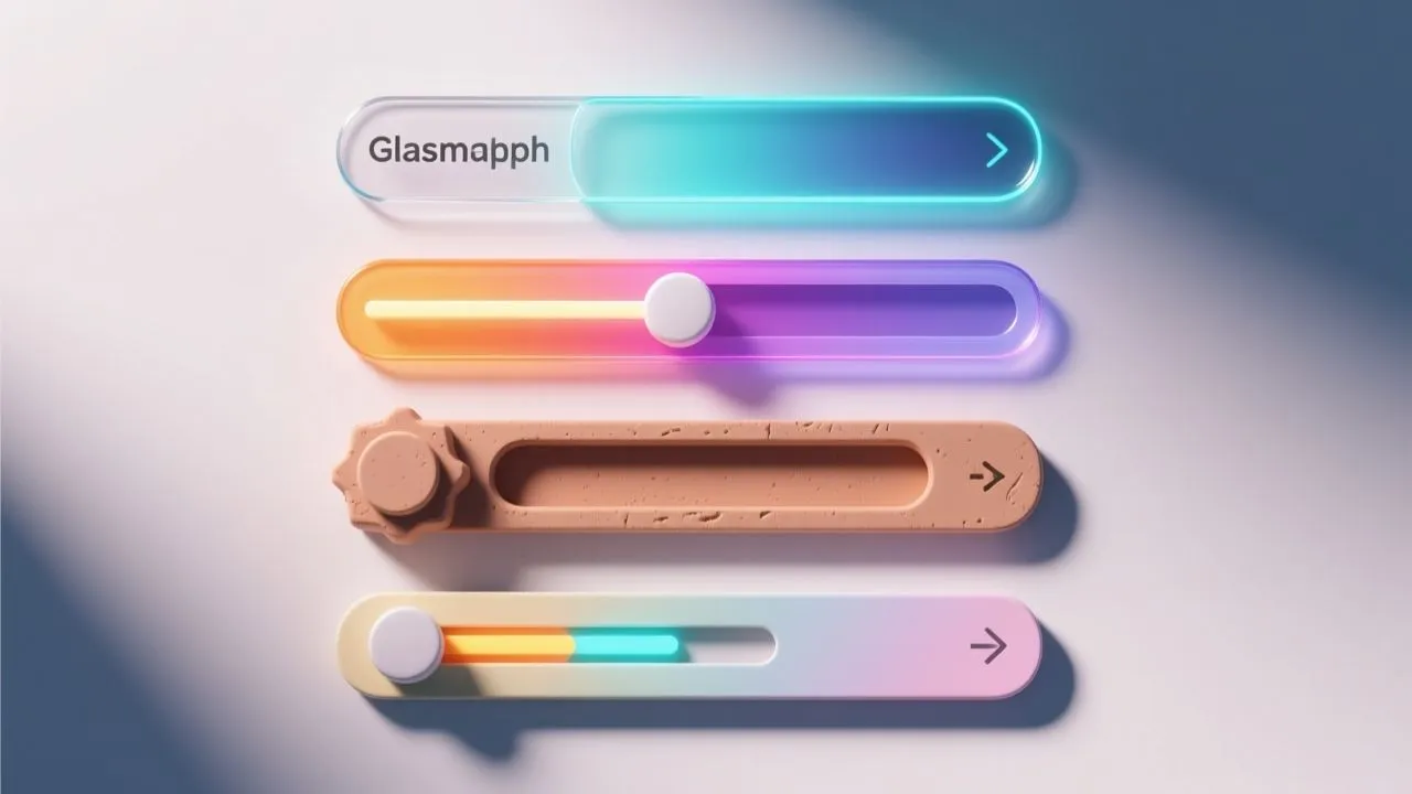 Slider example illustrating appendix: generate slider ui design variants with ai
