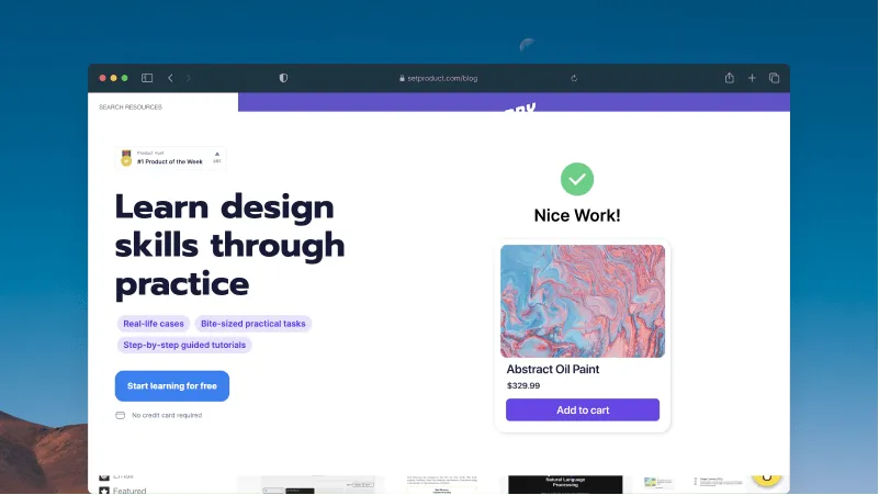 Design example illustrating figma components
