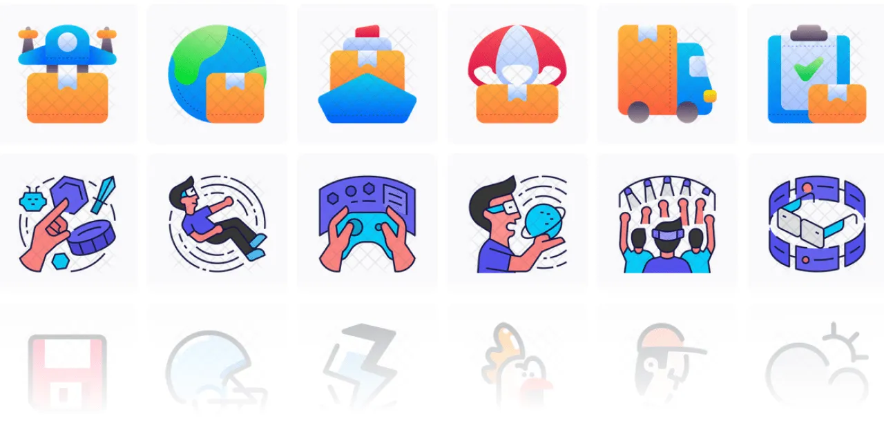 Design example illustrating iconscout for canva