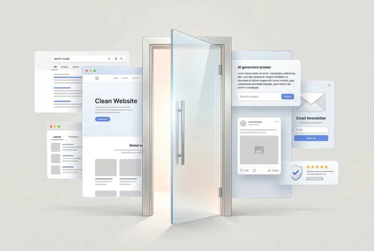 Design example illustrating the new digital front door