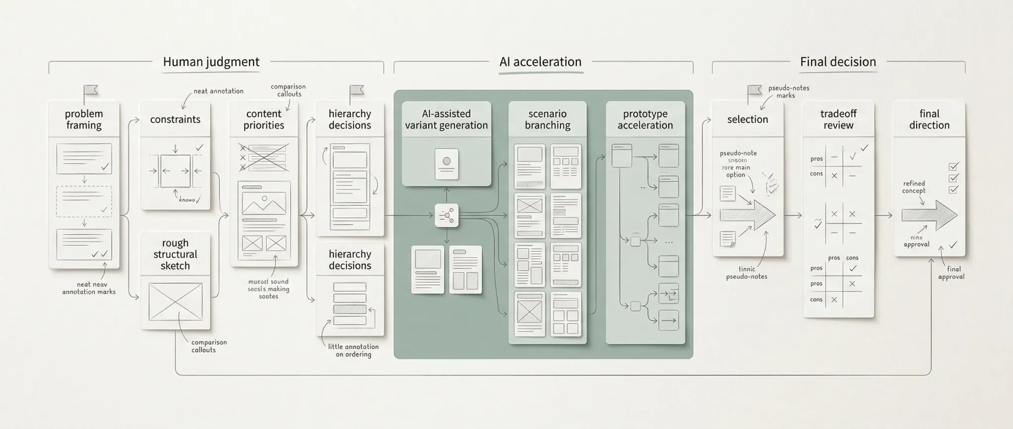 Design example illustrating where ai is genuinely useful