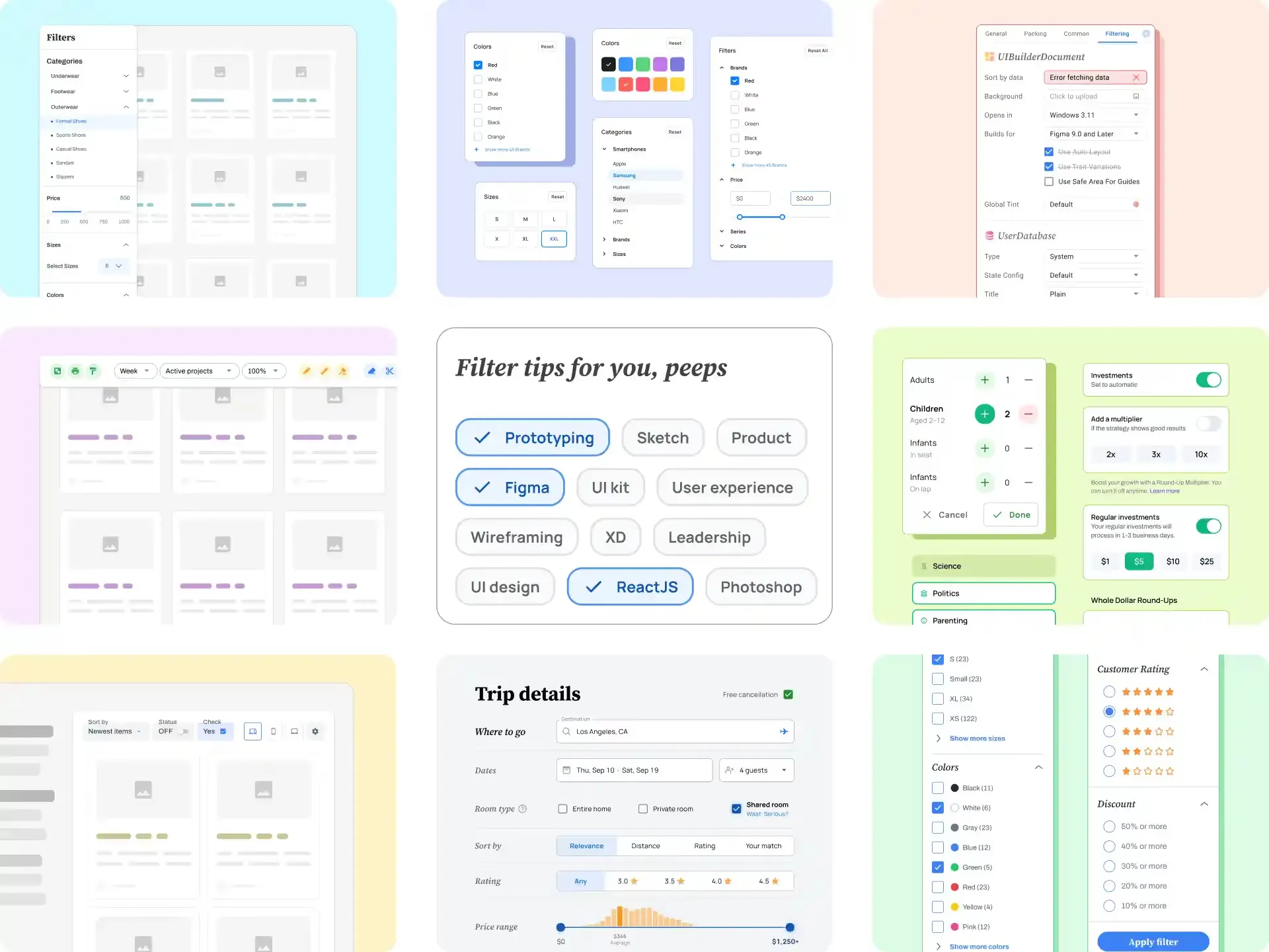 A practical guide to filter UI: anatomy, sidebar vs top bar layouts, mobile patterns, and the rules that decide whether users find what they want