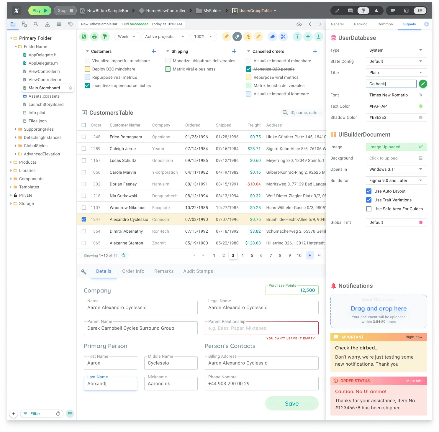 Application Database