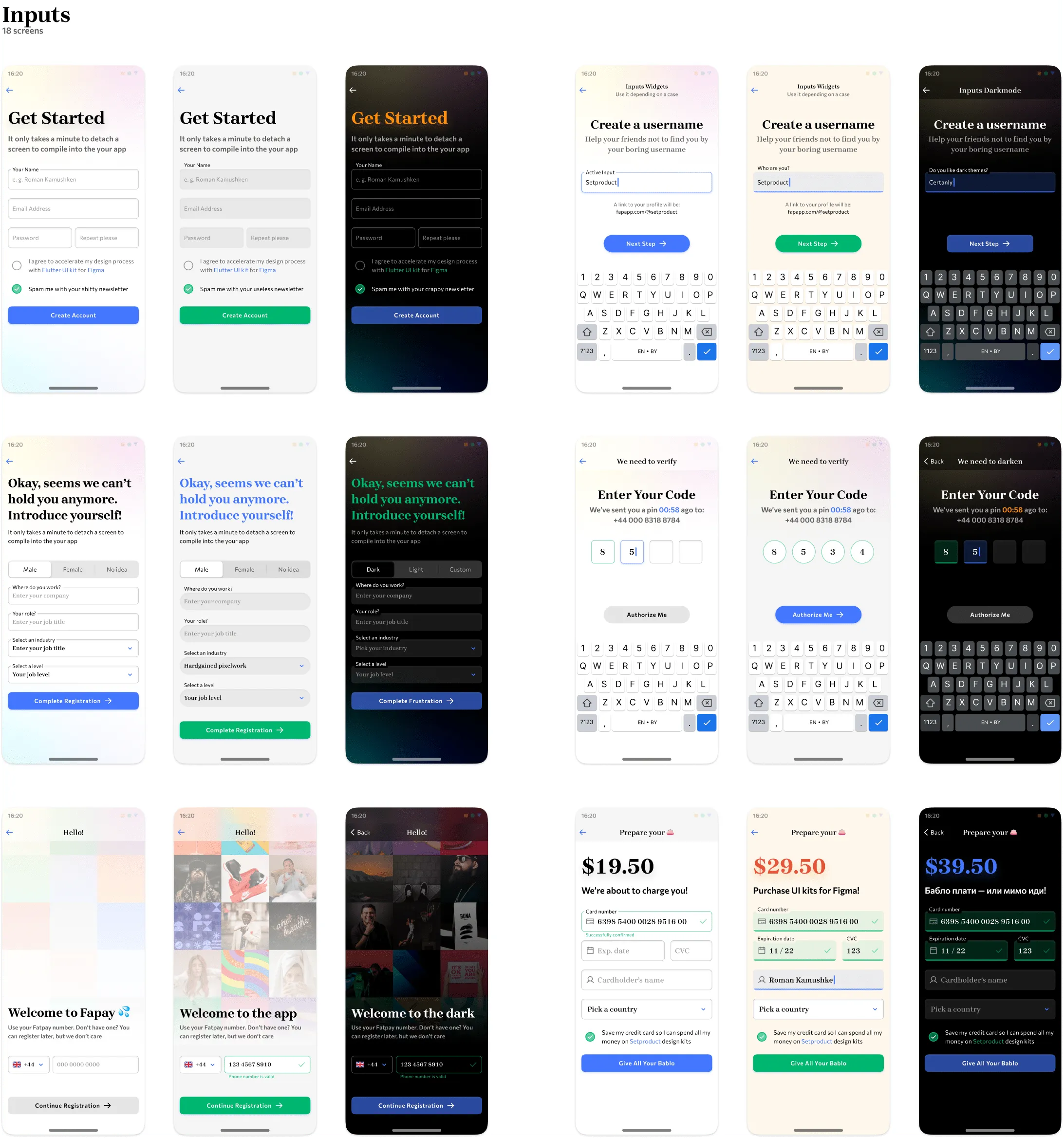 Inputs (Register, PIN)