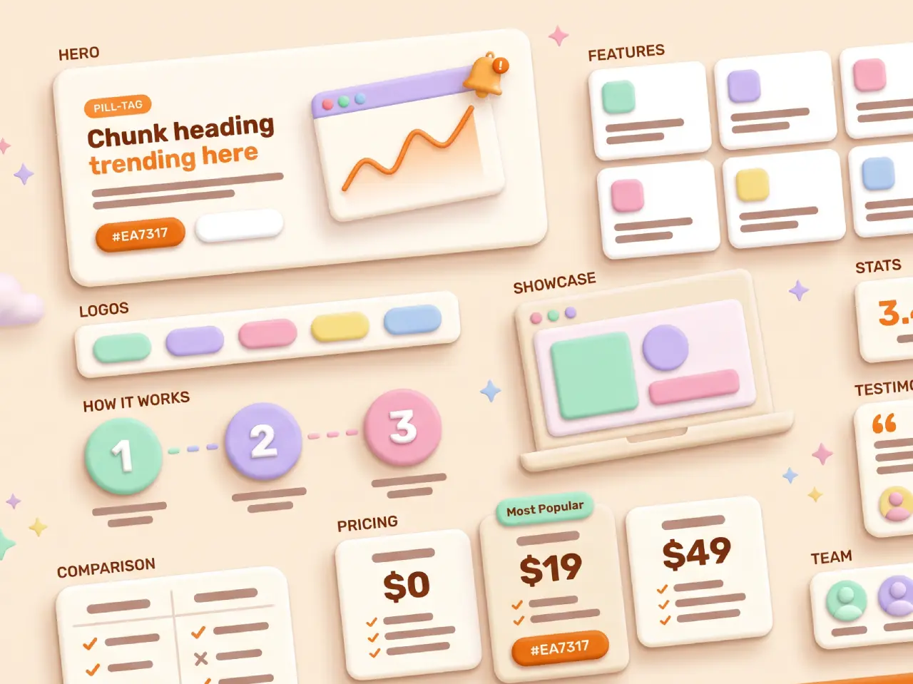 Claylo landing page template