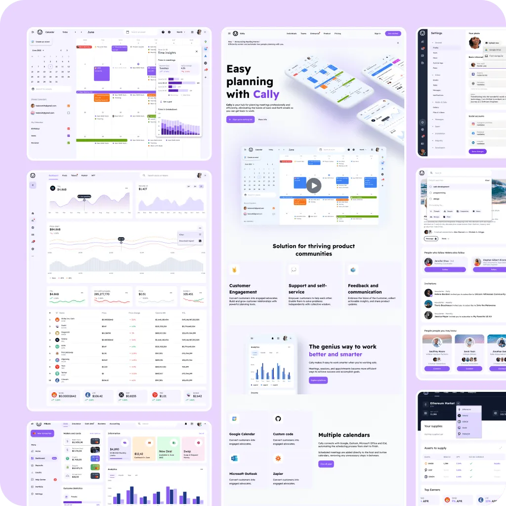 220+ dashboard templates