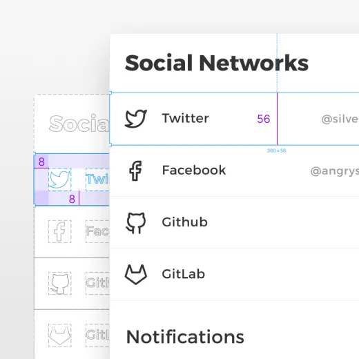 Figma UI kit based on 8dp grid