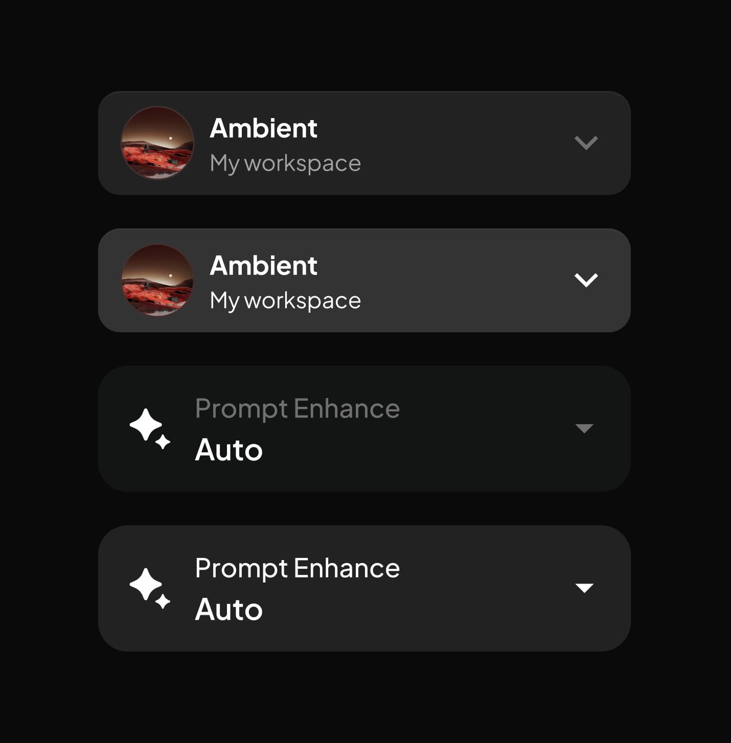 Accordion select component