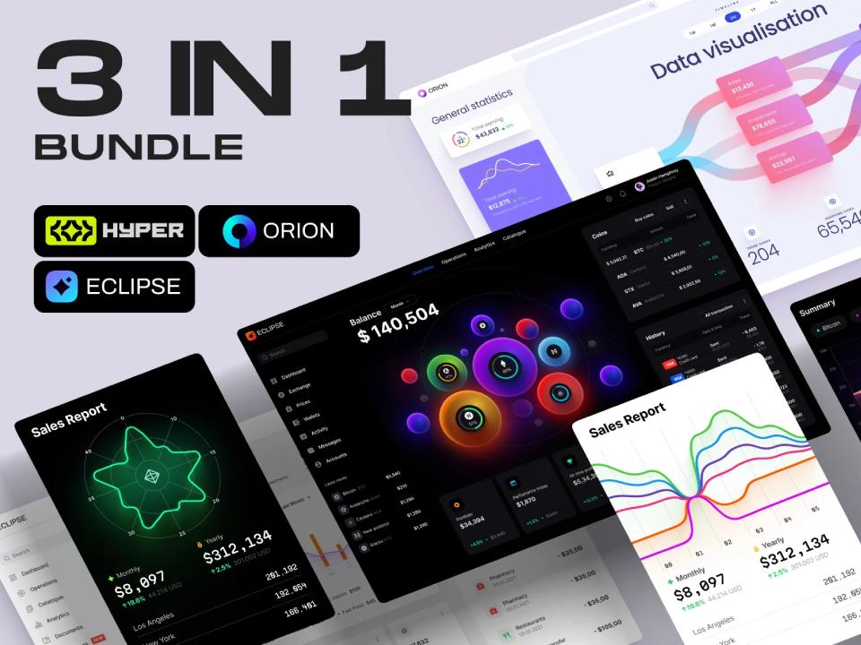 Aurora Bundle ✦ Orion + Eclipse + Hyper ✦ Save 30%