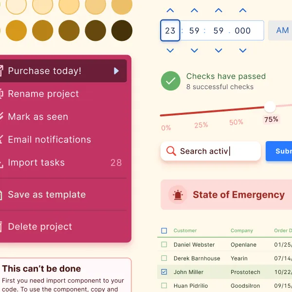 Design system for Figma & React